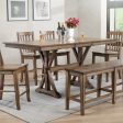 Carmel Counter Trestle Table Set For Cheap