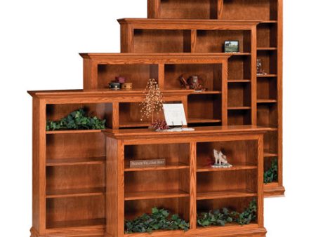 Traditional 48  by 36  Bookcase For Sale