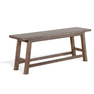 Counter Height Bench, Wood Seat Fashion