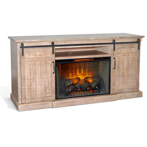 TV Console w  Fireplace Option Cheap