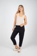 SUTTON HEMP PANT - BLACK For Sale