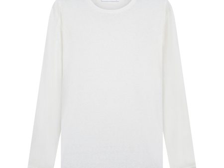 RAES LONG SLEEVE - WHITE For Cheap