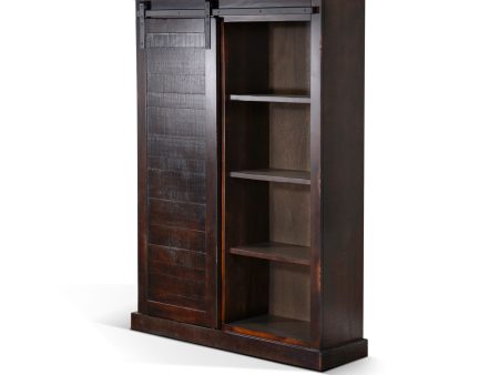 Bookcase w  Barn Door Supply