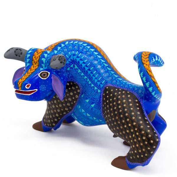 Blue Bull Alebrije, Copal Wood Online