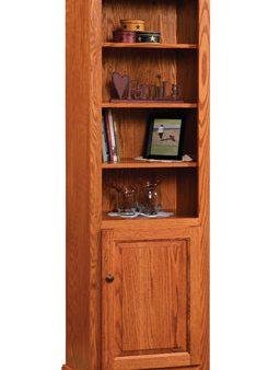 Traditional 24  by 72  Bookcase with Door Online Hot Sale