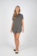 RAYLEIGH LINEN SHIRT DRESS - FOREST Supply