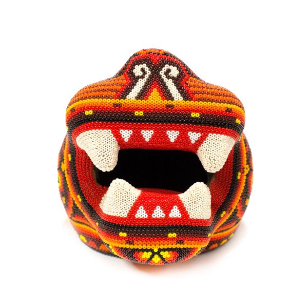 Small Jaguar Head, Beads Art Hot on Sale