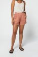 LANDON LINEN SHORT - CLAY Discount