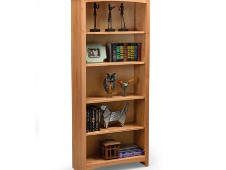 Alder Shaker 30  by 72  Bookcase Cheap