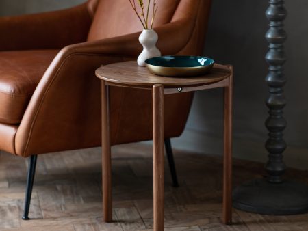 Amos Burley Side Table Walnut Online