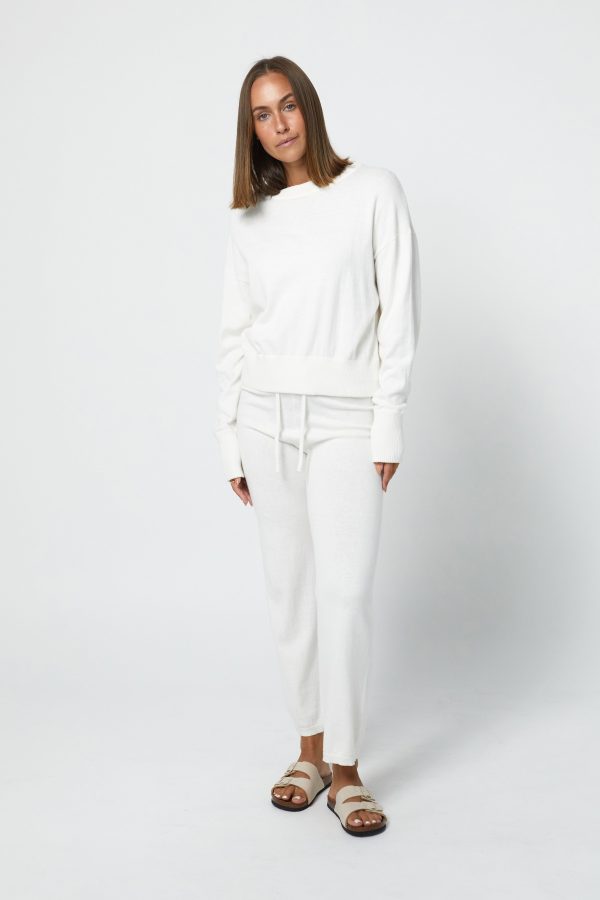 CALLIE LOUNGE PANT - WINTER WHITE Online Hot Sale