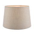 Laura Ashley Bacall Linen Empire Drum Shade Silver 30cm 12 inch Discount