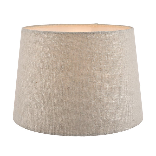 Laura Ashley Bacall Linen Empire Drum Shade Silver 30cm 12 inch Discount