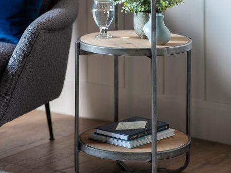 Amos Dunley Side Table Oak Online Sale