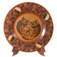 Nahuales Fight Dish, Burnished Clay Online Hot Sale