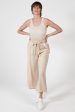 TYLER LINEN PANT - SOFT PINK For Sale