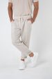 RAVELLO LINEN PANT - NATURAL Online Hot Sale