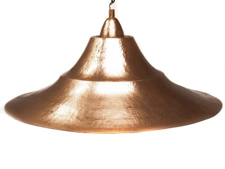 Flying Saucer Lamp, Copper on Sale