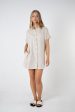 RAYLEIGH LINEN SHIRT DRESS - NATURAL Online