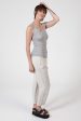 RAYNE SLUB TANK - GREY MARL For Discount