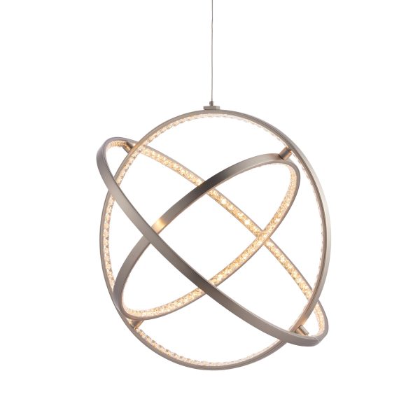 Endon Eternity LED 3 Hoop Pendant Matt Nickel Discount