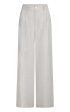 SAWYER WIDE LEG LINEN PANT - NATURAL Fashion