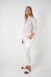 SUTTON HEMP PANT - WHITE For Cheap