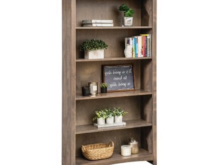 Alder Shaker 36  by 72  Bookcase Online Hot Sale