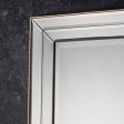 Amos Double bevelled strip full length mirror on Sale