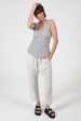 RAYNE SLUB TANK - GREY MARL For Discount