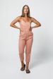 MARLEY LINEN JUMPSUIT - CLAY Fashion