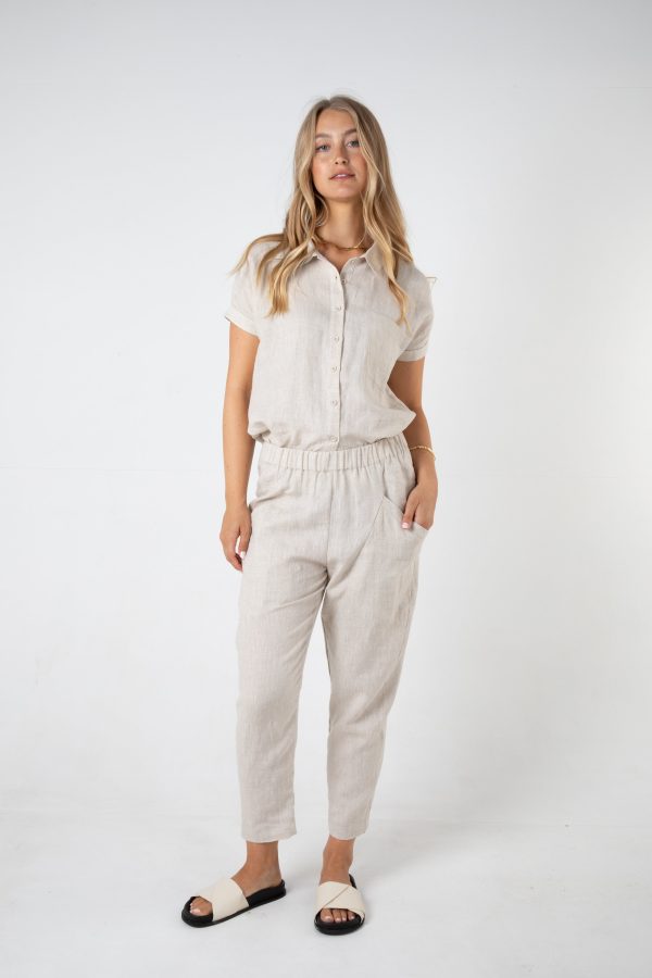 SUTTON HEMP PANT - NATURAL Fashion