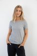 ZEPHYR SLUB TEE - GREY MARL Discount