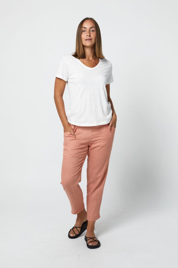 SUTTON HEMP PANT - CLAY Online Hot Sale