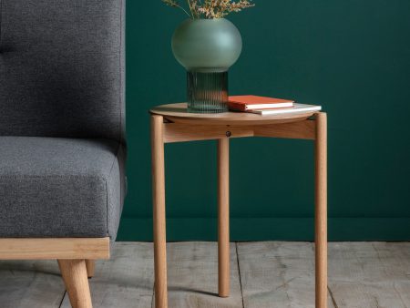 Amos Burley Side Table Oak Online Sale