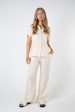 HADLEY CUPRO PANT - CREAM For Sale