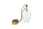 Nkuku Otoro Recycled Clear Glass Pendant Large Oval Online Sale