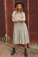 MARLOW LINEN DRESS - SAGE For Cheap