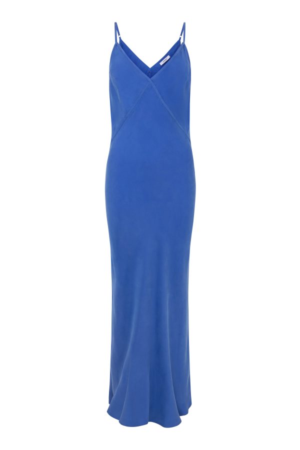 HALLIE MID LENGTH DRESS - COBALT BLUE For Sale