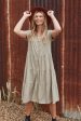 MARLOW LINEN DRESS - SAGE For Cheap