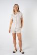 JUDE LINEN SHORT - NATURAL Cheap