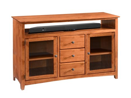 Alder Shaker Tall TV Console Online Sale