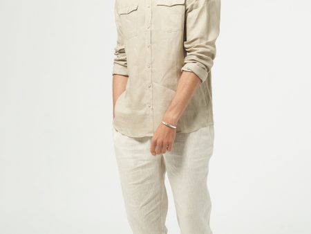 MONTOYA POCKET SHIRT - OATMEAL Fashion