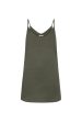 REMI LINEN DRESS - OLIVE Sale