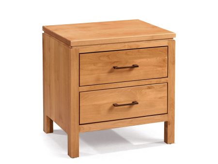 2 West 2 Drawer Nightstand For Discount