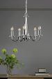 Laura Ashley Blake 5 Light Chandelier Polished Chrome Online Hot Sale