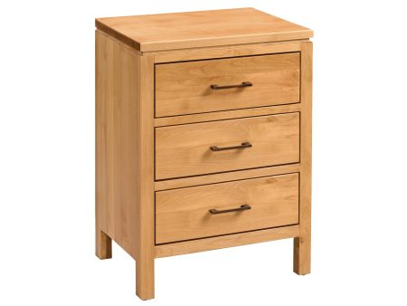 2 West 3 Drawer Wide Nightstand Supply