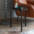 Amos Burley Side Table Black For Cheap