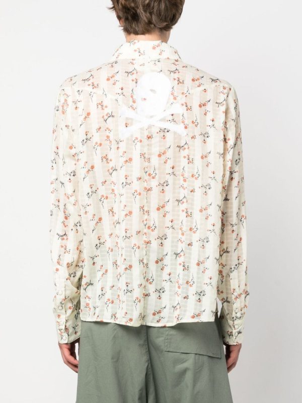 Floral-Print Long-Sleeve Shirt Online Sale