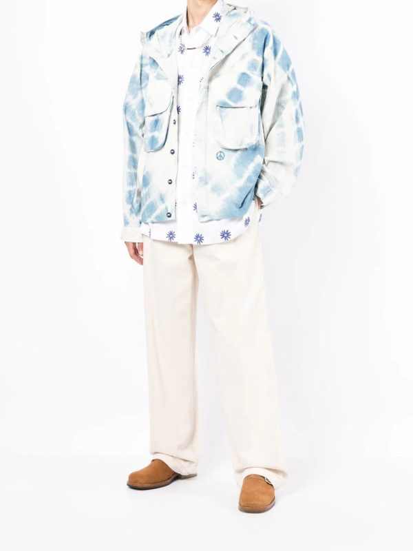 Forager Tie-Dye Hooded Jacket For Cheap